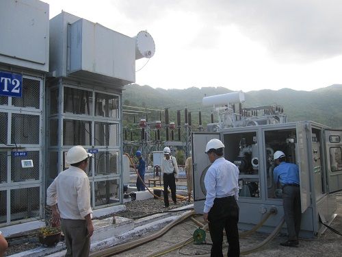 Máy biến áp nguồn cho cầu trục