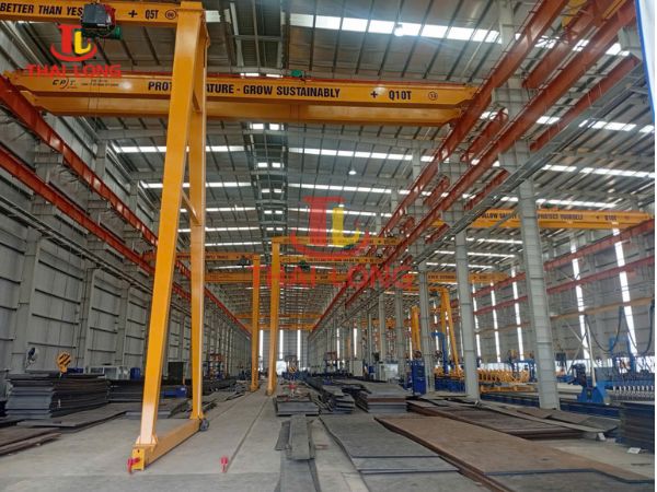 Bàn giao dự án cầu trục 5T dầm đôi tại Bắc Ninh
