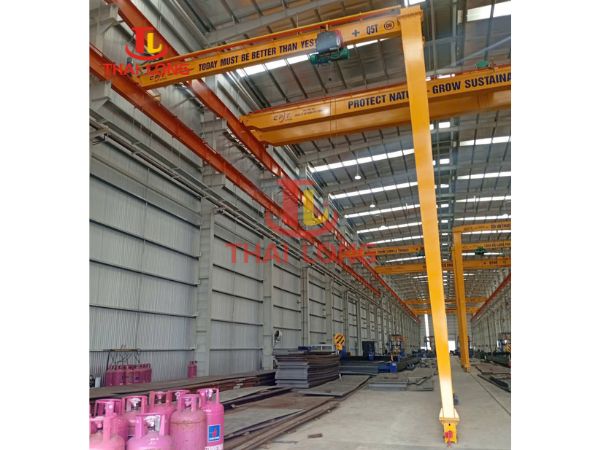 Thái Long bàn giao dự án bán cổng trục 5T dầm đơn tại Bắc Ninh