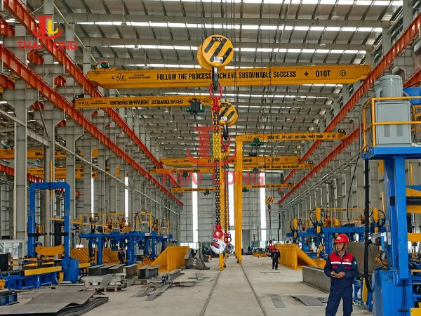 Thái Long bàn giao dự án lắp đặt cầu trục tại Bắc Ninh