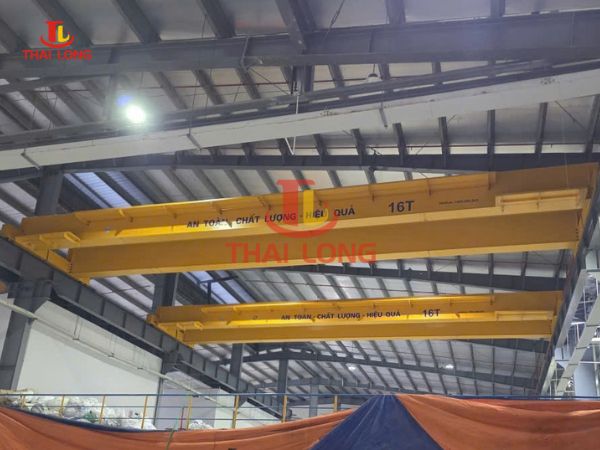 Tổng thể hệ thống dầm cầu trục 16T khẩu độ 16.9m được Thái Long nghiệm thu bàn giao tại Hải Phòng
