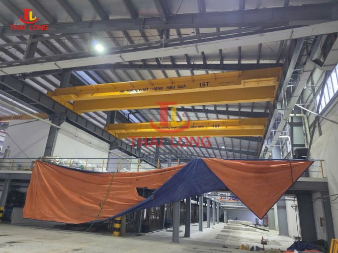 Lắp Đặt Cầu Trục 16 Tấn Tiêu Chuẩn Tại Hải Phòng